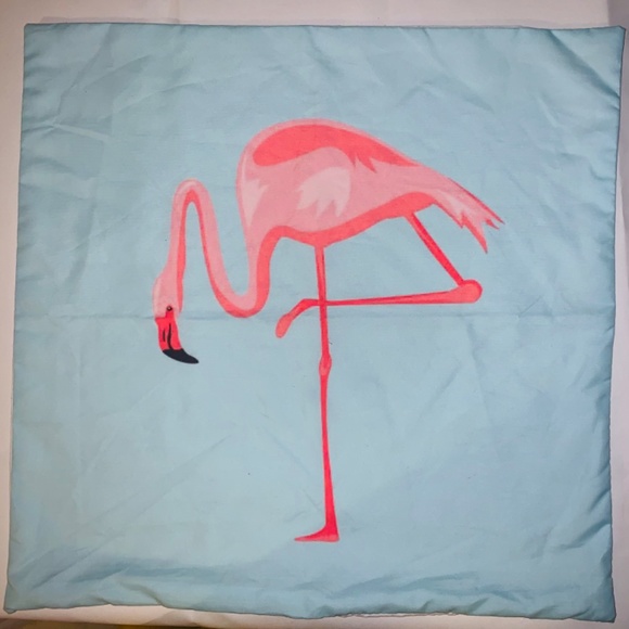 Flamingo Cushion Cover Set (2) - Picture 3 of 3